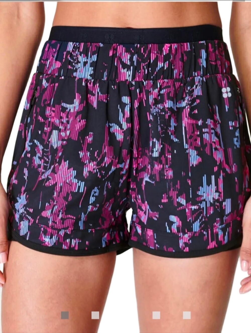 Sweaty Betty Multi On Your Marks 4 Inch Running Shorts Size Small
